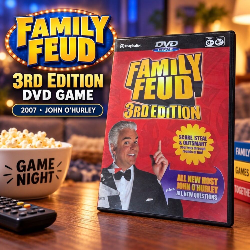 Family Feud 3rd Edition DVD Game 2007 John O'Hurley Imagination